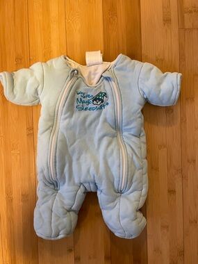 Baby Merlin’s Magic Sleep Suit Light Blue Sleepsuit One-Piece